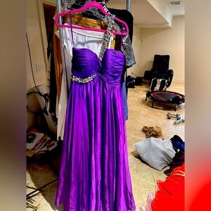 Purple Brand New Gown